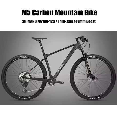 TWITTER M5 Thru-axle 12*148mm Carbon Mountain Bike MT200 Brake Bicycle With DEORE/M6100-12S biciclet