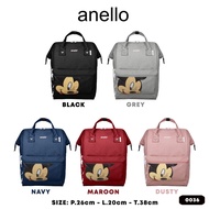 Tas ransel wanita Anello Mickey Mouse - backpack anello termurah lucu elegant - tas punggung anello