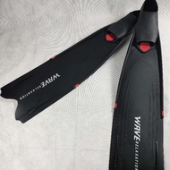 hidive long fins black - long fins long fins fins diving alat selam (HITAM XXL) -Bhre Cakra