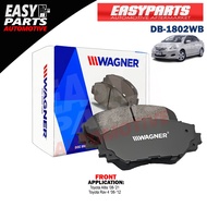 Wagner Brake Pads DB-1802WB Toyota Altis 2008-2021,RAV-4 2006-2012 Front