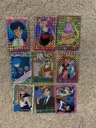 美少女戰士閃卡 Sailor Moon Glitter Holographic Trading Cards Set of 9