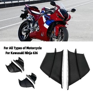 For Kawasaki Ninja 636 ZX-6 ZX6R ZX6RR ZX-25R ZX10R ZX14R ZX1400 ZZR1400 ZZR1100 Motorcycle Winglet 