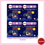 [Carton] Huggies Naturemade Overnight Pants M ~ XXL huggies overnight
