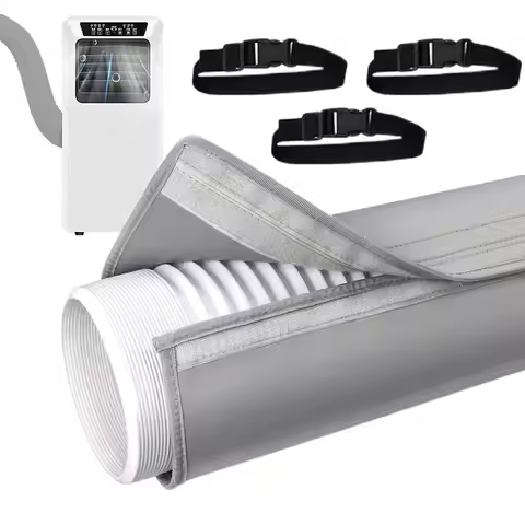 Air Conditioner Hose Thermal Insulated Wrap Portable AC Hose Insulation Protector Sleeve For Outdoor