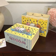 Cartoon Cartoon Yellow Gift Box Gift Box Empty Box Packaging Box Storage Box Birthday Gift for Siste