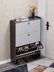 Grey Shoe Cabinet 輕奢風超薄鞋櫃17cm