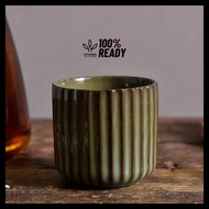 Ceramic Cup (Green) OchaTea Cup/ Small Ceramic Cup/ Ceramic Coffee Cup/ Cup/