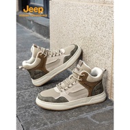 Jeep jeep Men's Shoes Plus Velvet Thickened Winter Shoes Men 2025 Winter High-Top Men's Shoes Men's 