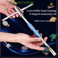 INTERESTING 1Pcs T Handle Hexagon Wrench, Versatile Adjustable T-type Spinner, Durable Spinner Handl