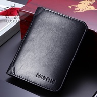 Dompet Kulit Asli Lelaki P7PH Paul Wallet Short Dompet Kulit Lembut Dompet Kulit Asli Lelaki Dompet 