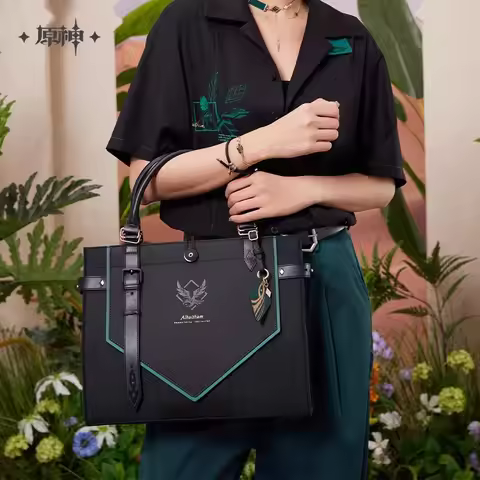 In stock,Alhaitham Bag MiHoYo Official Genuine Genshin Impact Theme Impression Series Tote Package D