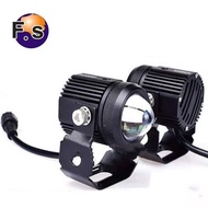 เเพค 2ชิ้น NEW ไฟสปอร์ตไลท์มอเตอร์ไซค์ ไฟหน้า สว่างมาก 2 สเต็ป (เเสงสีขาว+แสงสีส้ม) 88W+88W ไฟ LED D