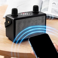 Wireless Karaoke Engine with Two Mics 20W Bluetooth Speaker