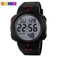 Đồng kỹ thuật số SKMEI cho màn hình LED thể thao điện tử chống nước đeo tay nam đồng hồ quân đội 156