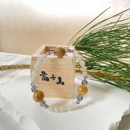 白月光 崖柏木 健康運 水晶手鍊 新年禮物 礦石 日本直郵