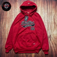 hoodie sweater dickies 22 distro bordir laken pria wanita unisex - merah l