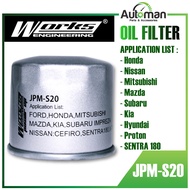 Works Engineering Performance Engine Oil Filter JPM S20