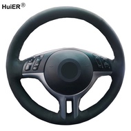 DIY Car Steering Wheel Cover For BMW E46 318i 325i 330ci E39 X5 E53 Z3 E36/7/8