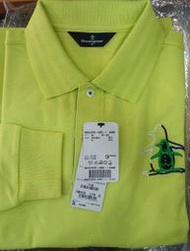  日本真品↘七折【 Munsingwear 企鵝 】正品★長袖★POLO 衫【素面綠 】