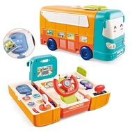 ของเล่นเด็ก พวงมาลัยของเล่นจำลอง 2in1 MUSIC SCHOOL BUS NO.5257