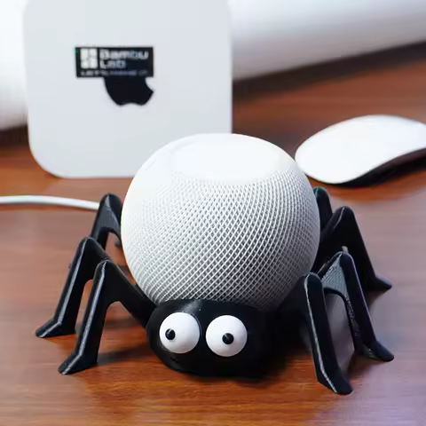 Spider Themed Smart Speaker Stand Desktop Display Holder for Alexa Echo Dot 4th/5th Gen and HomePod 