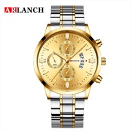 Jam Tangan Analog Date Pria ARLANCH 303 Stainless Steel Original