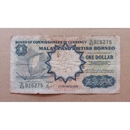 1 Dollar Malaya And British Borneo.