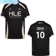 Zeus Black Worlds Championship Jersey 2025 LOL Esports Lck Hle Team Uniform Clothes Men Women Clothi