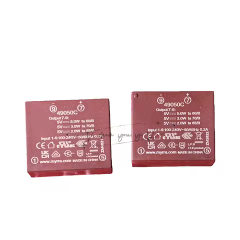 2PCS/Lot 100%New Original For MYRRA 49050C Output：5V-5.0W ta 60/B 3.0W 70/B 2.0W 85/B Input：100-240V
