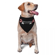 Depeche Cool Mode Electronic Rock Pet Scarves Soft Dog Cat Bandanas Funny Triangle Bib Pet Accessori