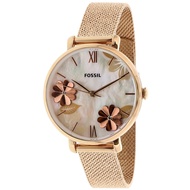 [Authentic] Original Fossil Womens jacqueline Floral Rose Gold Tone Watch ES4534 Jam Tangan Wanita P
