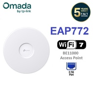 Omada EAP772 BE11000 Ceiling Mount Tri-Band Wi-Fi 7 Access Point - Omada by TP-Link