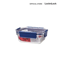 LocknLock กล่องใส่อาหาร Glass Top Class ความจุ 380 ml. รุ่น LBG422