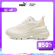 PUMA Basics รองเท้าผ้าใบผู้หญิง Cilia Wedge สีขาว - 39391511