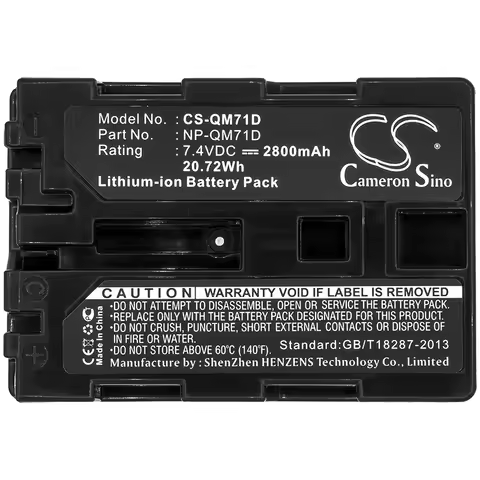 Li-ion Camera Battery for Sony,7.4v,2800mAh,DCR-TRV330 DCR-TRV460 CCD-TRV218 CCD-TRV408 HVR-A1 HVL-M