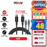 [48 Baht [Great Value Code] Orsen by Eloop S15 Fast Charging Cable 60W Type C to 3A PD QC3.0 Charge