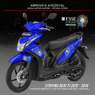 STRIPING BEAT FI 2012 - 2016 ESSE CHANGE TRANSPARENT HONDA MOTORCYCLE STICKER/ BEAT FI CUSTOMDesign 