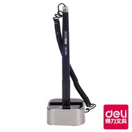 [Deli Deli] Counter Pen/6796/Pen Holder Champagne Gold/Pen Silver Gray/0.5mm/Black Core|Deli Flagshi