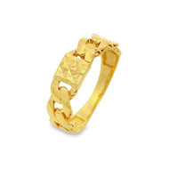 Top Cash Jewellery 916 Gold Simple Design Cowboy Ring