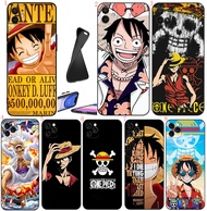 iPhone 15 16 17 Pro Max 16e 15 16 Plus R11 luffy Soft black phone case