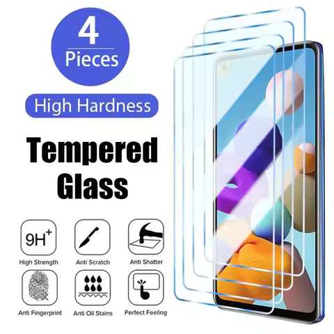 4PCS Screen Protector on Samsung galaxy A51 A52 A71 A72 A21S Protective Glass For Samsung galaxy A32