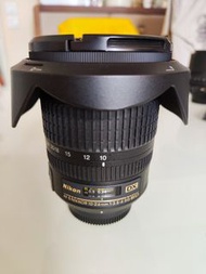Nikon DX Nikkor 10-24mm 鏡頭 連protector 及 CPL