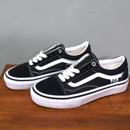 Vans Old Skool Pro Skate Shoes Black White 100