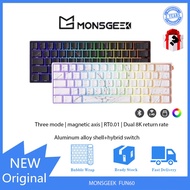 MONSGEEK FUN60 Dual 8K Return RT Emergency Stop 0 Dead Zone TMR Magnetic Switch Mechanical Keyboard