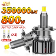 With Fans H7 LED Car Headlight Bulb Canbus H8 H9 H11 Fog Lights 9006 Hb4 9005 Hb3 9012 Lamps U99