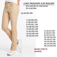 LL Bean 01 Trueshape Slim Boulder Women's Trousers