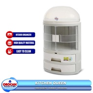 Orocan Dish Rack Cabinet, Dish Drainer, Dish Organizer 2 Layers Lagayan ng Plato