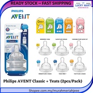 Puting Susu Philips AVENT Teats Classic + Teats Puting Botol Susu
