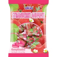 Okio Strawberry Gummy (100g) Non-Fat Non-Cholesterol Gummy Sweets