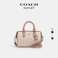 [New Year Gift]COACH/Coach Outlet Women ROWAN Mini Boston Bag Crossbody Bag
